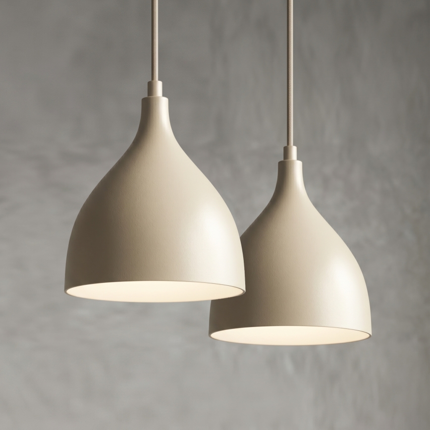 Luster na lanku NOAK CLASSIC 2xE27/15W/230V bež