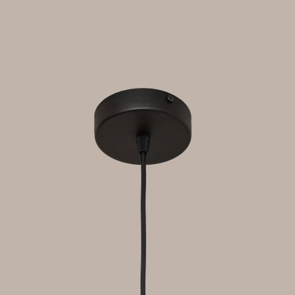 Luster na lanku SOLANO 1xE27/15W/230V crna/zlatna
