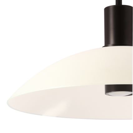 Luster na lanku TEDIN 1xGU10/15W/230V bijela/crna