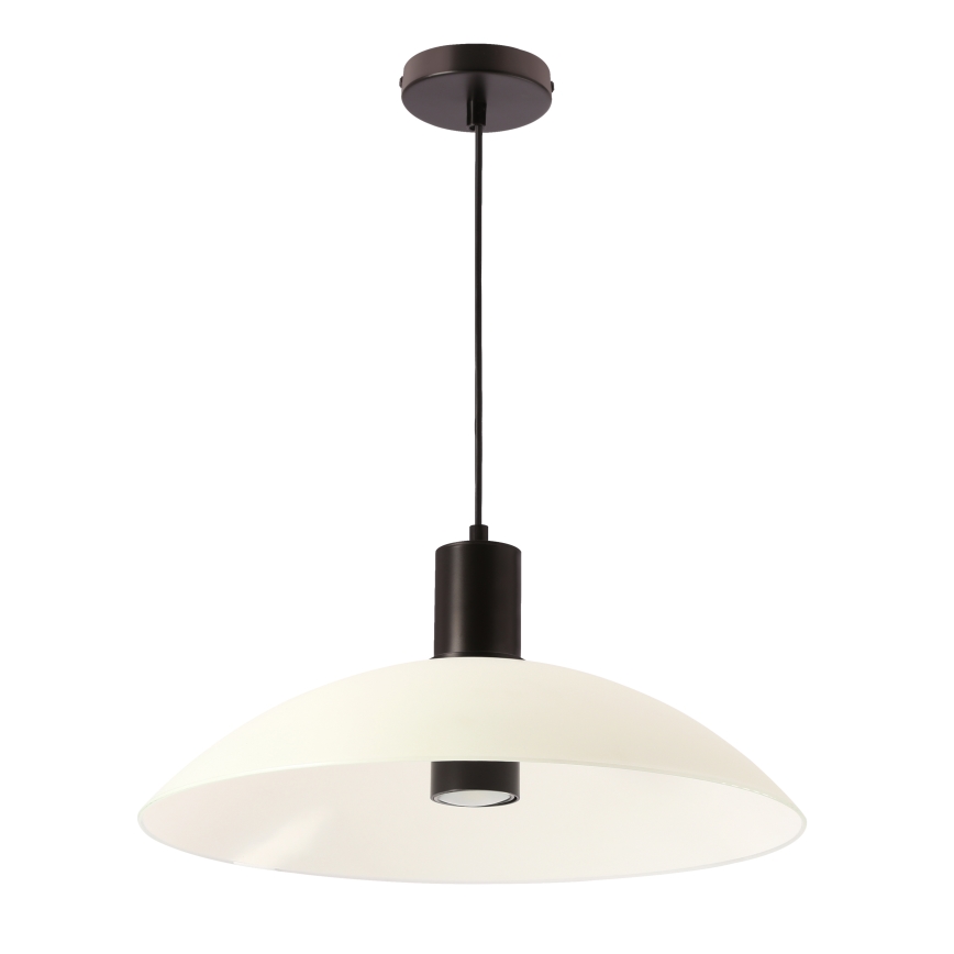 Luster na lanku TEDIN 1xGU10/15W/230V bijela/crna
