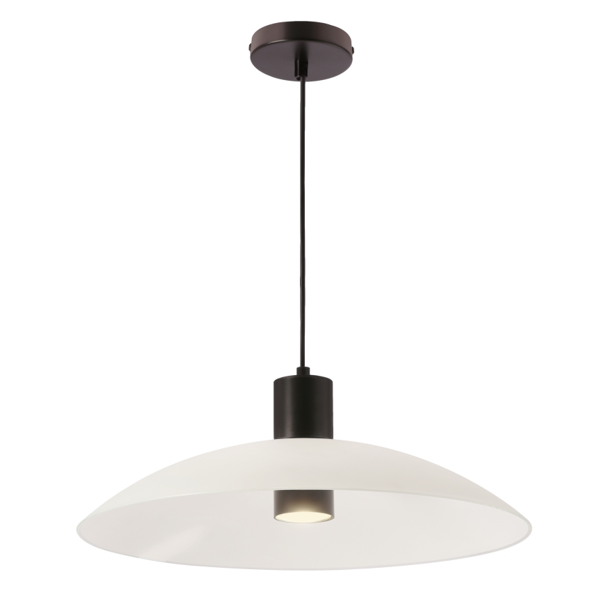 Luster na lanku TEDIN 1xGU10/15W/230V bijela/crna