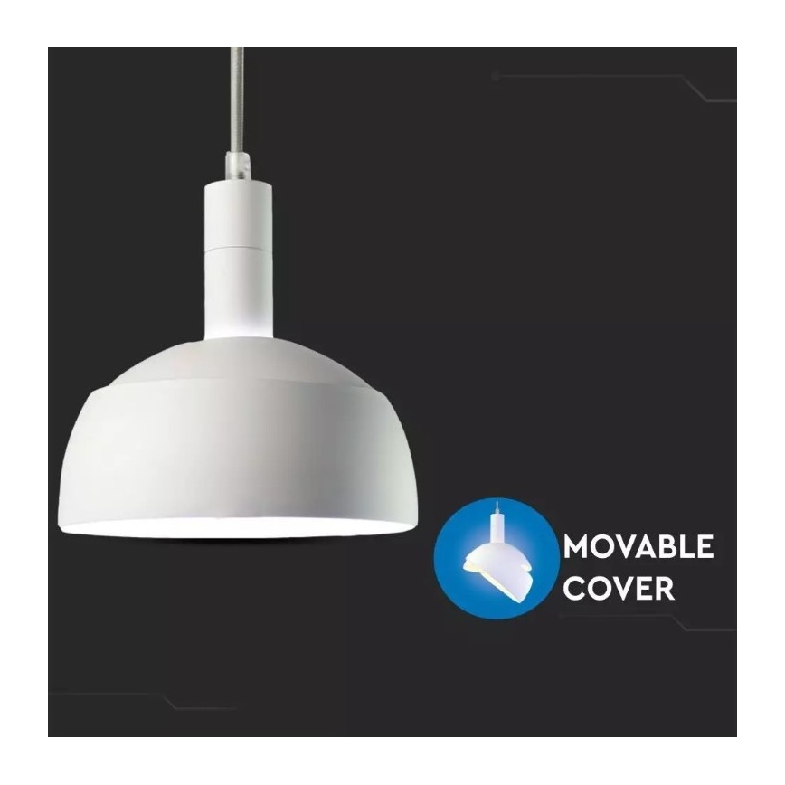 Luster na sajli 1xE14/60W/230V bijela