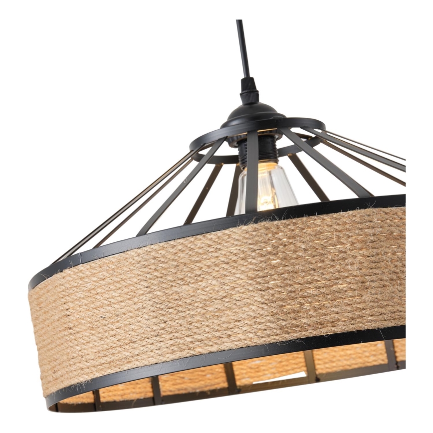 Luster na sajli 1xE27/15W/230V bež