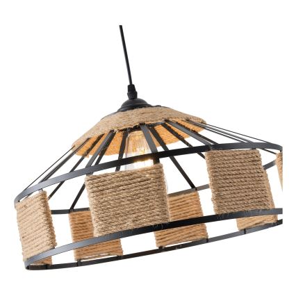 Luster na sajli 1xE27/15W/230V bež