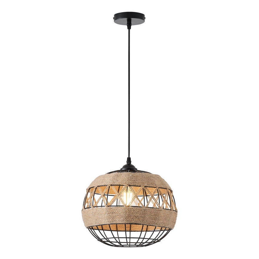 Luster na sajli 1xE27/15W/230V bež