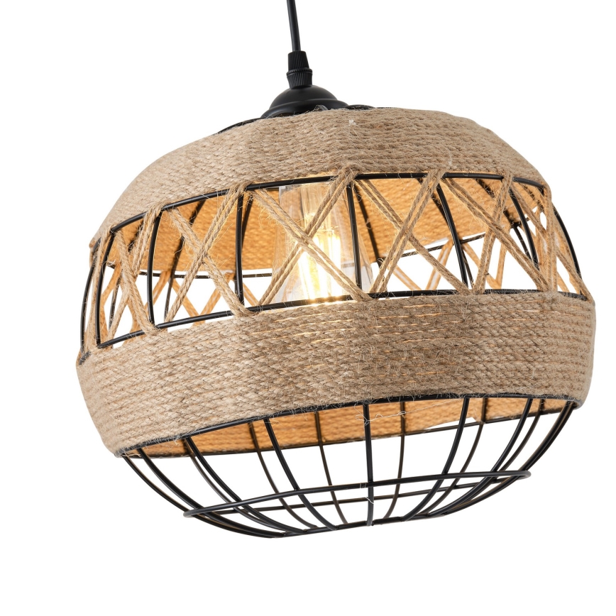 Luster na sajli 1xE27/15W/230V bež