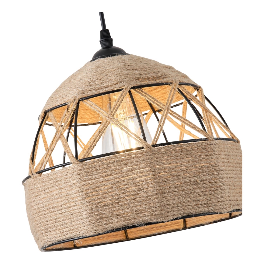 Luster na sajli 1xE27/15W/230V bež