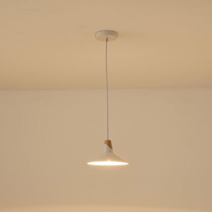 Luster na sajli 1xE27/15W/230V bijela