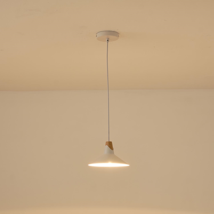 Luster na sajli 1xE27/15W/230V bijela