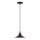 Luster na sajli 1xE27/15W/230V crna