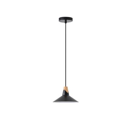 Luster na sajli 1xE27/15W/230V crna