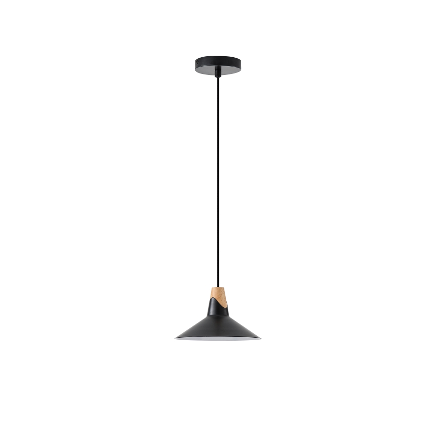 Luster na sajli 1xE27/15W/230V crna
