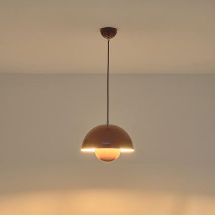 Luster na sajli 1xE27/15W/230V crvena