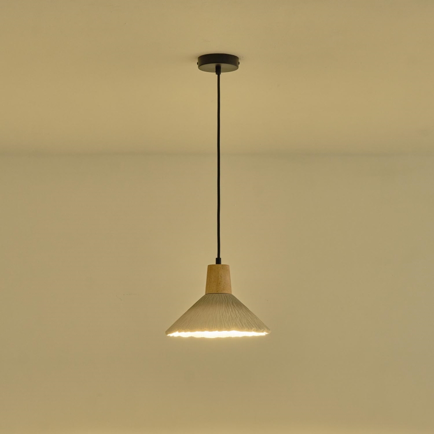 Luster na sajli 1xE27/15W/230V krem