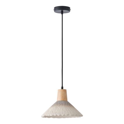 Luster na sajli 1xE27/15W/230V krem