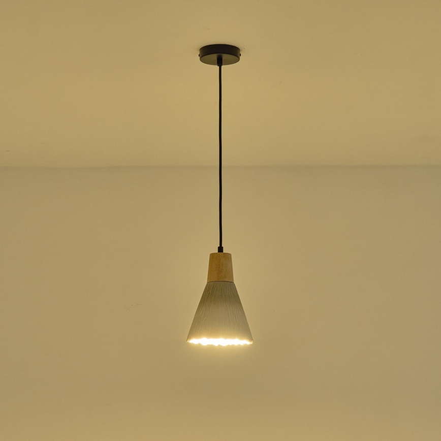 Luster na sajli 1xE27/15W/230V krem