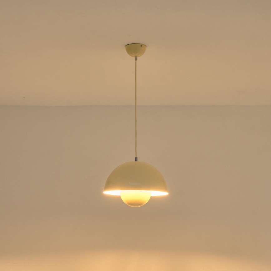Luster na sajli 1xE27/15W/230V krem