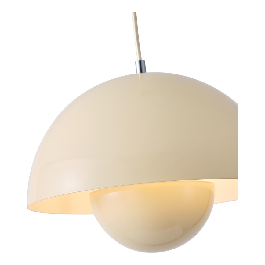 Luster na sajli 1xE27/15W/230V krem