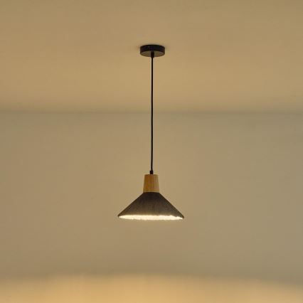 Luster na sajli 1xE27/15W/230V siva