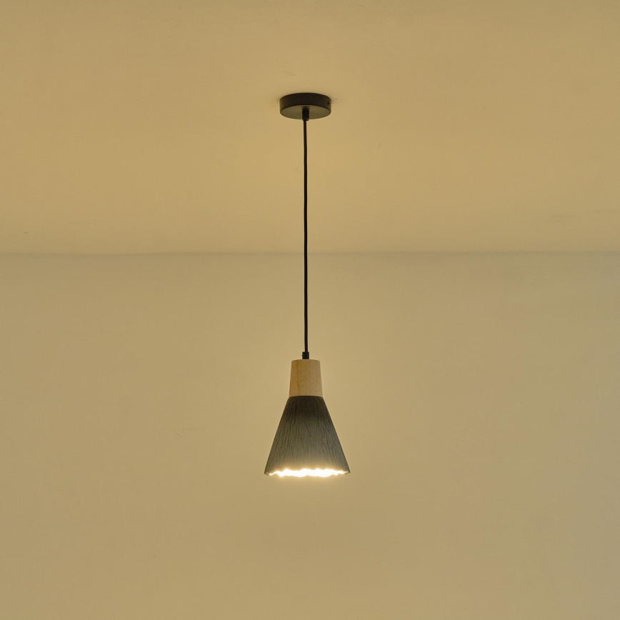 Luster na sajli 1xE27/15W/230V siva