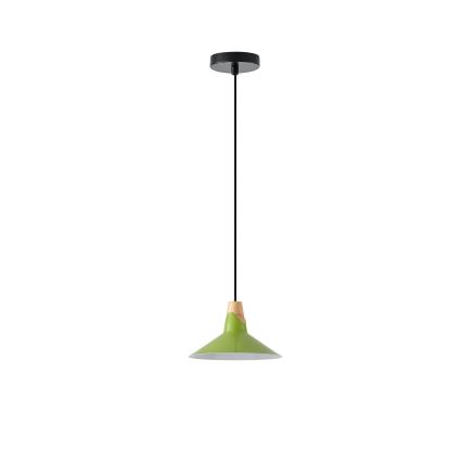 Luster na sajli 1xE27/15W/230V zelena