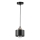 Luster na sajli 1xE27/35W/230V pr. 12 cm crna/zlatna
