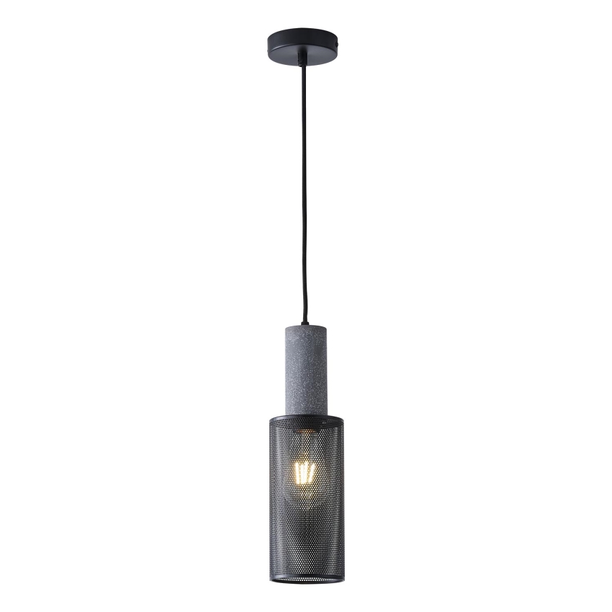 Luster na sajli 1xE27/40W/230V crna
