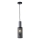 Luster na sajli 1xE27/40W/230V crna