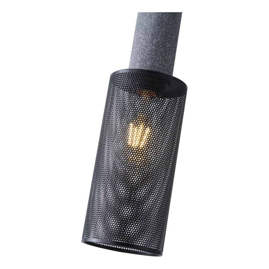Luster na sajli 1xE27/40W/230V crna