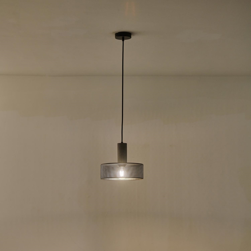 Luster na sajli 1xE27/40W/230V crna