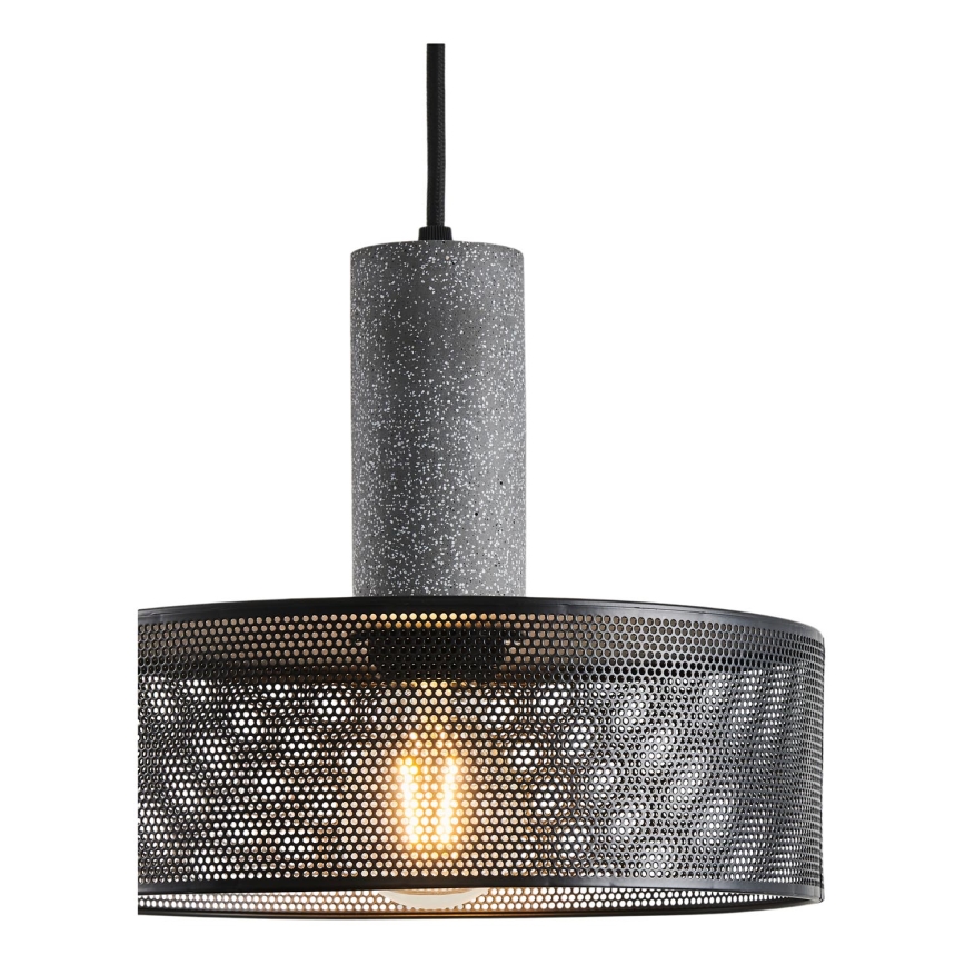 Luster na sajli 1xE27/40W/230V crna