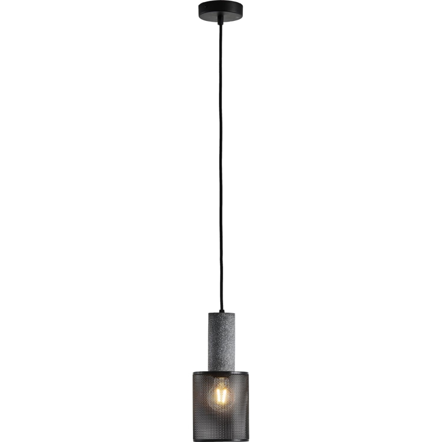 Luster na sajli 1xE27/40W/230V crna