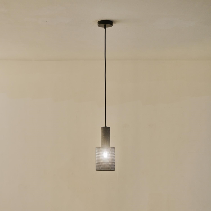 Luster na sajli 1xE27/40W/230V crna