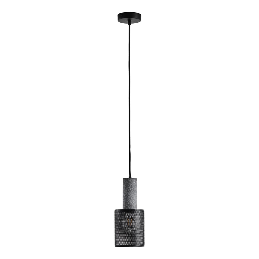 Luster na sajli 1xE27/40W/230V crna