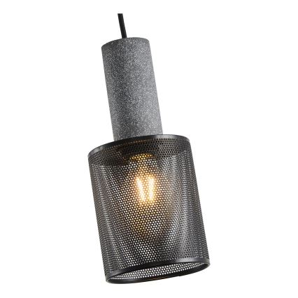 Luster na sajli 1xE27/40W/230V crna