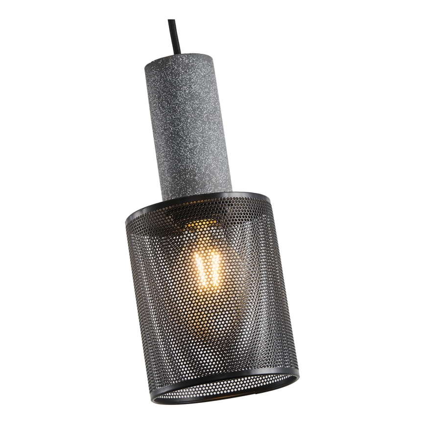 Luster na sajli 1xE27/40W/230V crna
