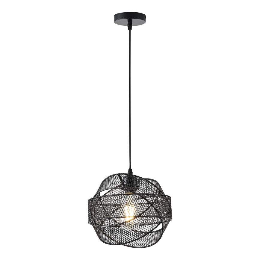Luster na sajli 1xE27/40W/230V crna