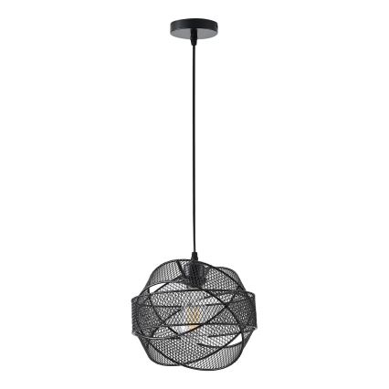 Luster na sajli 1xE27/40W/230V crna
