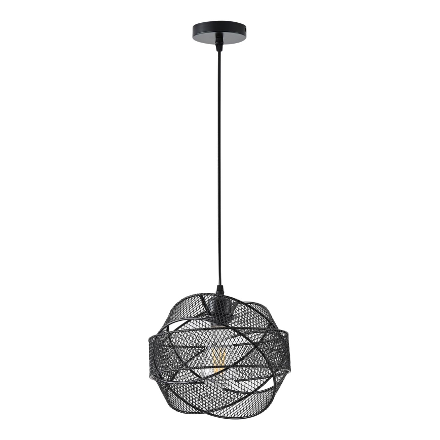 Luster na sajli 1xE27/40W/230V crna