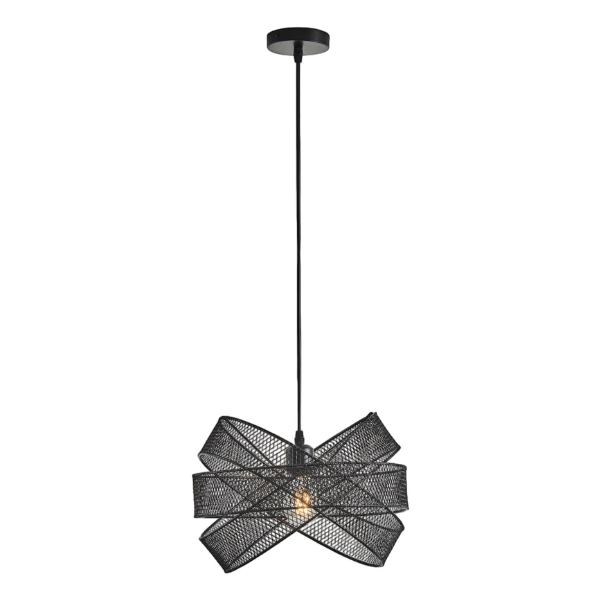 Luster na sajli 1xE27/40W/230V crna