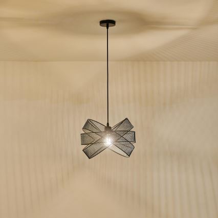 Luster na sajli 1xE27/40W/230V crna