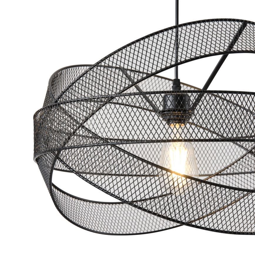 Luster na sajli 1xE27/40W/230V crna