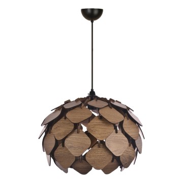Luster na sajli 1xE27/40W/230V smeđa