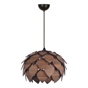 Luster na sajli 1xE27/40W/230V smeđa