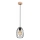 Luster na sajli 1xE27/60W/230V crni