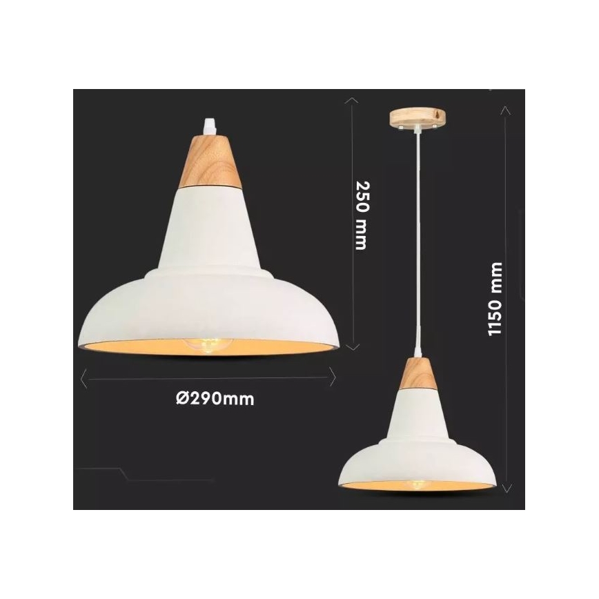 Luster na sajli 1xE27/60W/230V