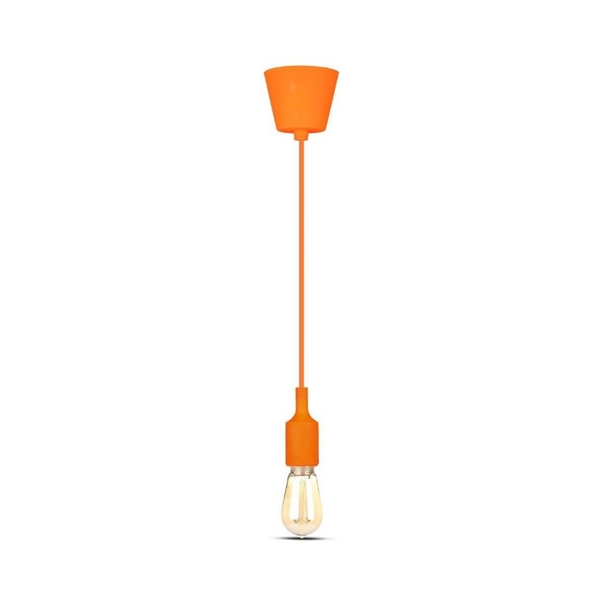 Luster na sajli 1xE27/60W/230V narančasta
