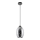 Luster na sajli 1xE27/60W/230V pr. 16 cm crna