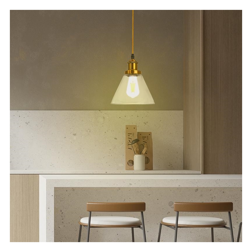 Luster na sajli 1xE27/60W/230V pr. 18,5 cm