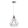Luster na sajli 1xE27/60W/230V pr. 22 cm sjajni krom